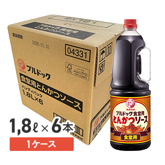 ブルドック 食堂用とんかつソース ハンディパック 1.8L